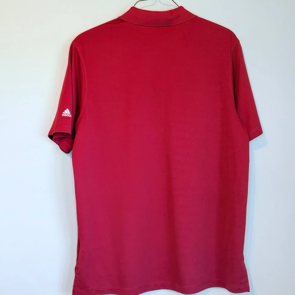 Adidas Classic Red Golf Polo Shirt